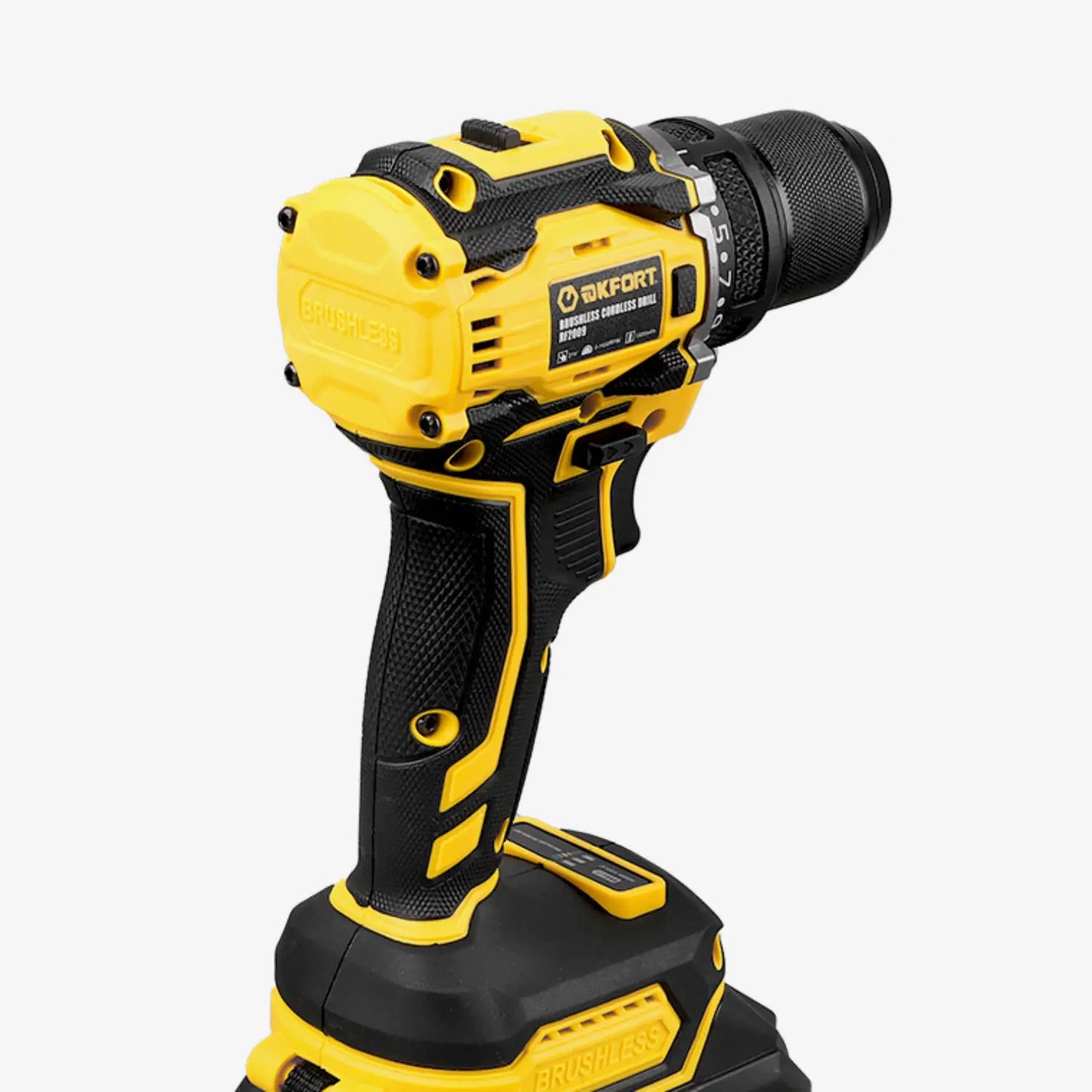 دريل لاسلكي روكفورت محرك بلا فحمات بطارية 1500 مللي امبير 21 فولط